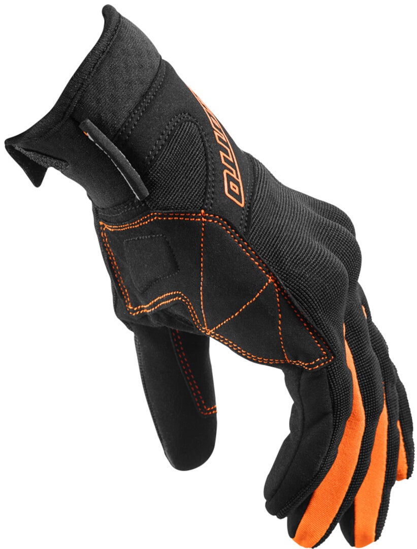 Bogotto F-ST Motorcykelhandsker sort/orange S Figur 3
