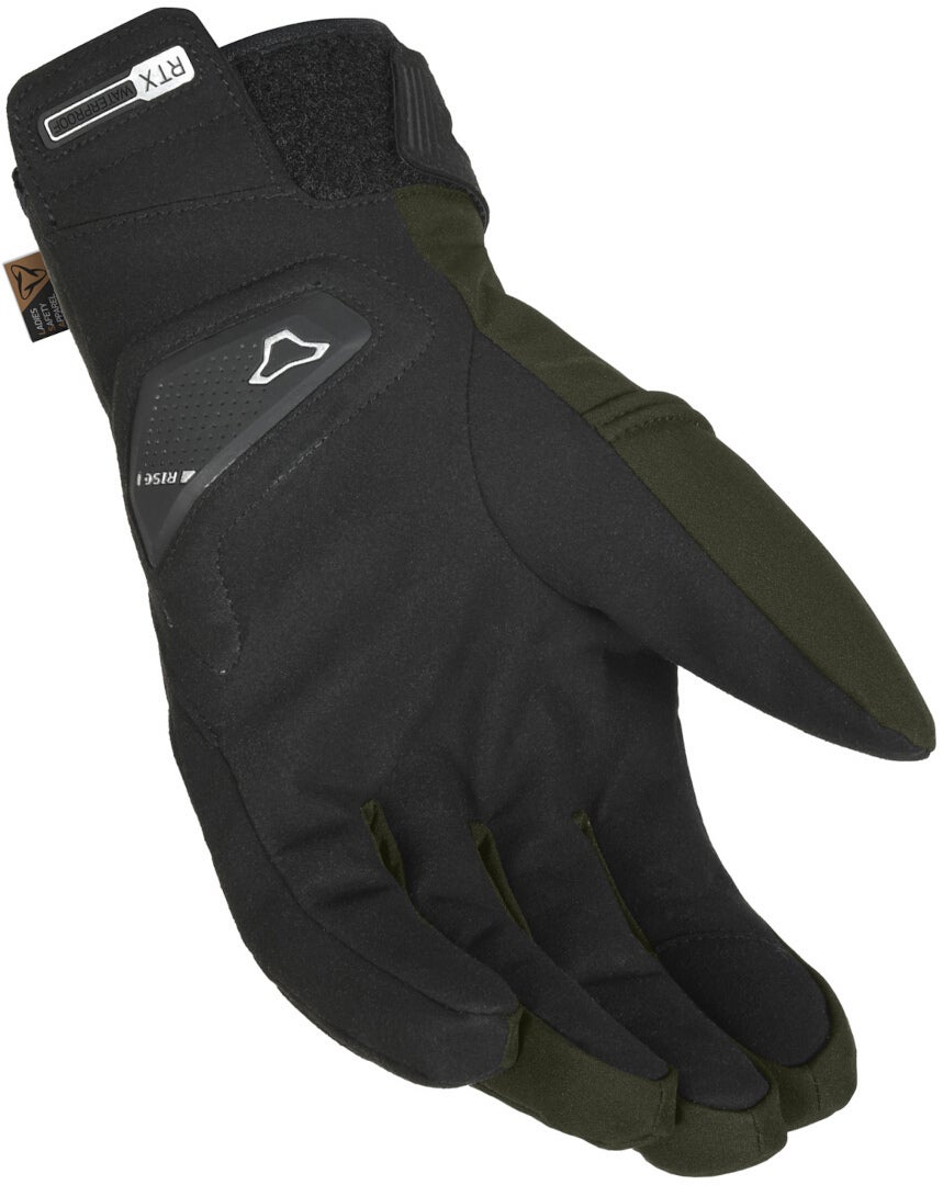 Macna Dim RTX imperméable à l’eau dames gants de moto Vert/Noir S Figure 2
