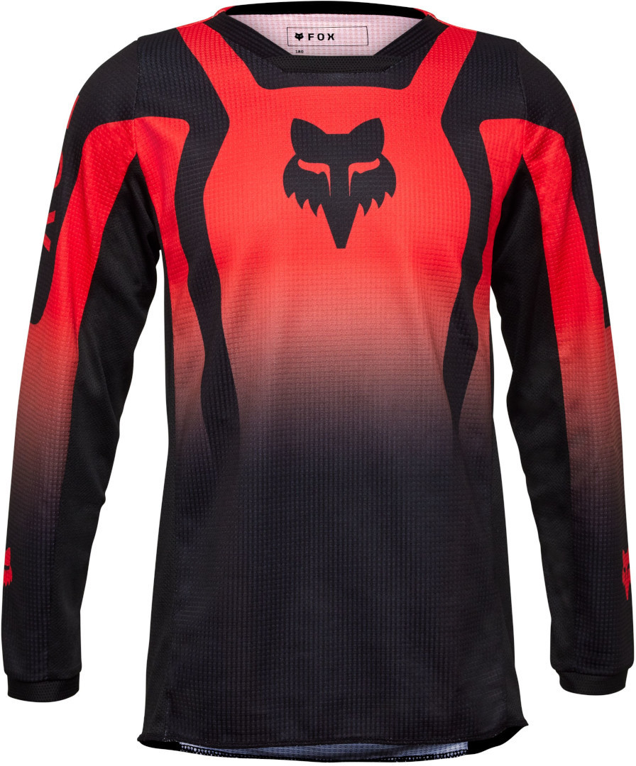 FOX 180 Lean Jugend Motocross Jersey rot YM Abbildung 1