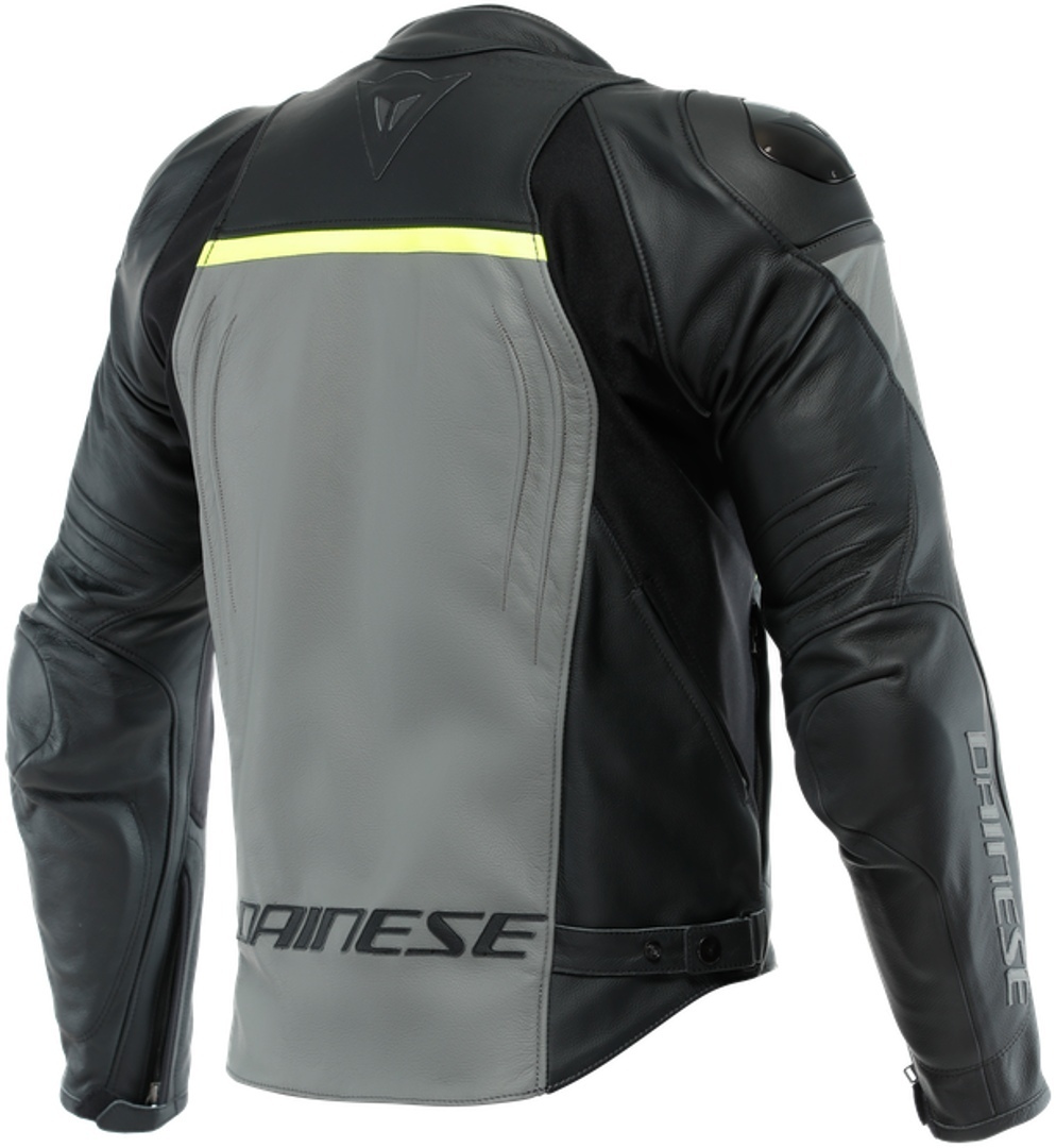 Dainese Racing 4 Motorcycle Leather Jacket grey/black 46 Figure 2