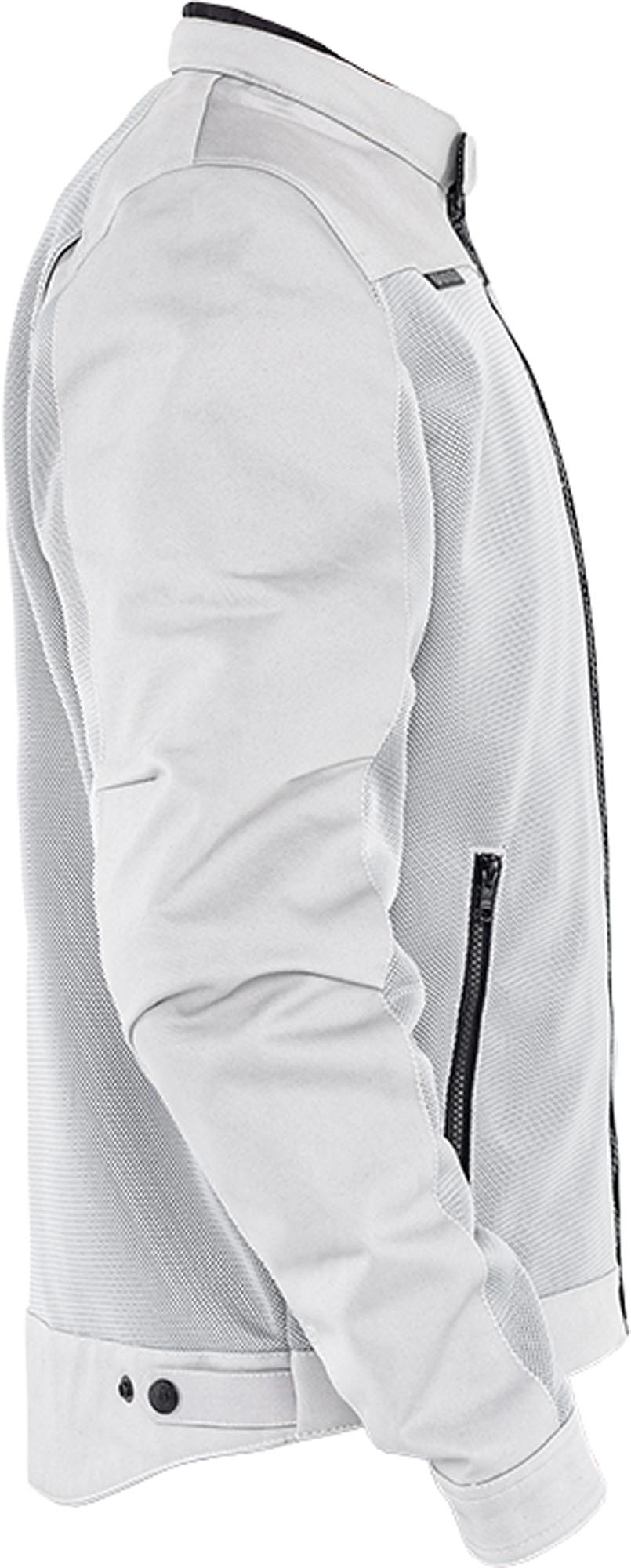 John Doe Aero Mesh geperforeerd motorfiets textieljas Wit 5XL Figuur 4