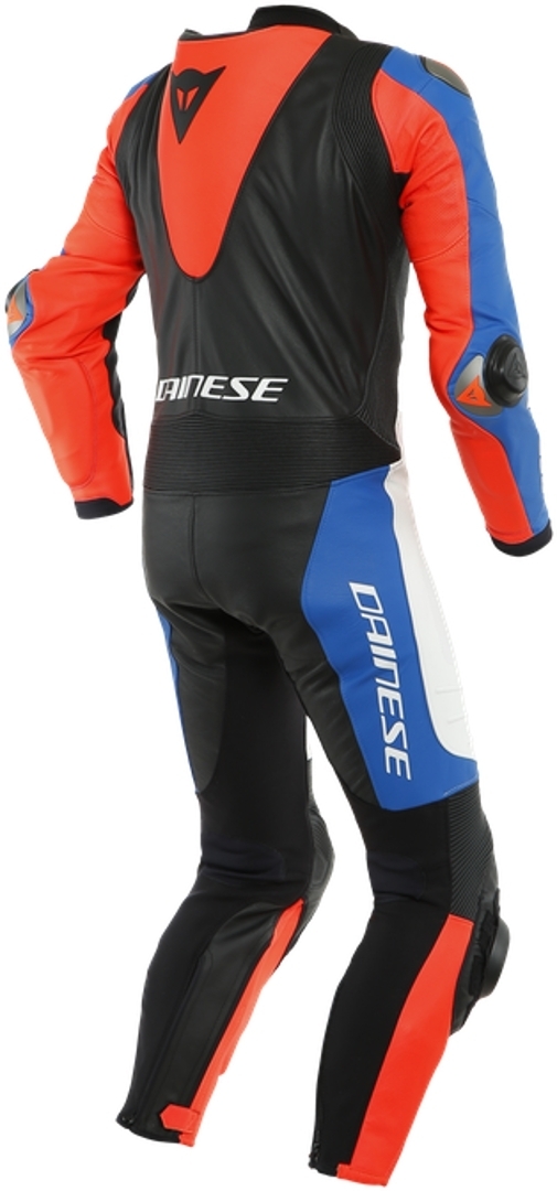 Dainese Laguna Seca 5 One Piece Perforated Motorcycle Leather Suit white/black/blue 52 Figure 2