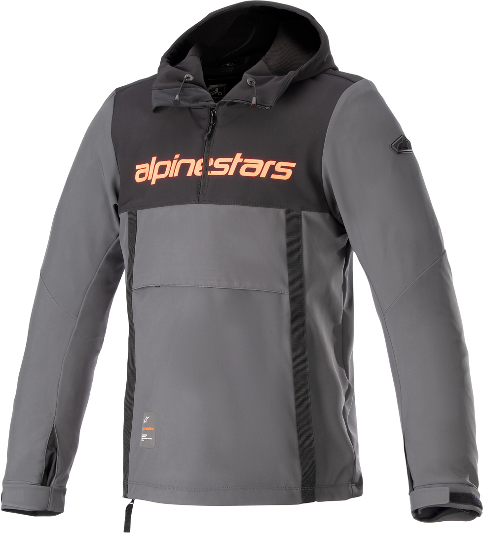 Alpinestars Sherpa Motorrad Textiljacke schwarz/grau/rot M Abbildung 1