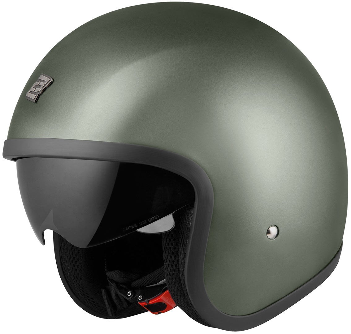 Bogotto V537 Solid Jet hjelm oliven XS Figur 1