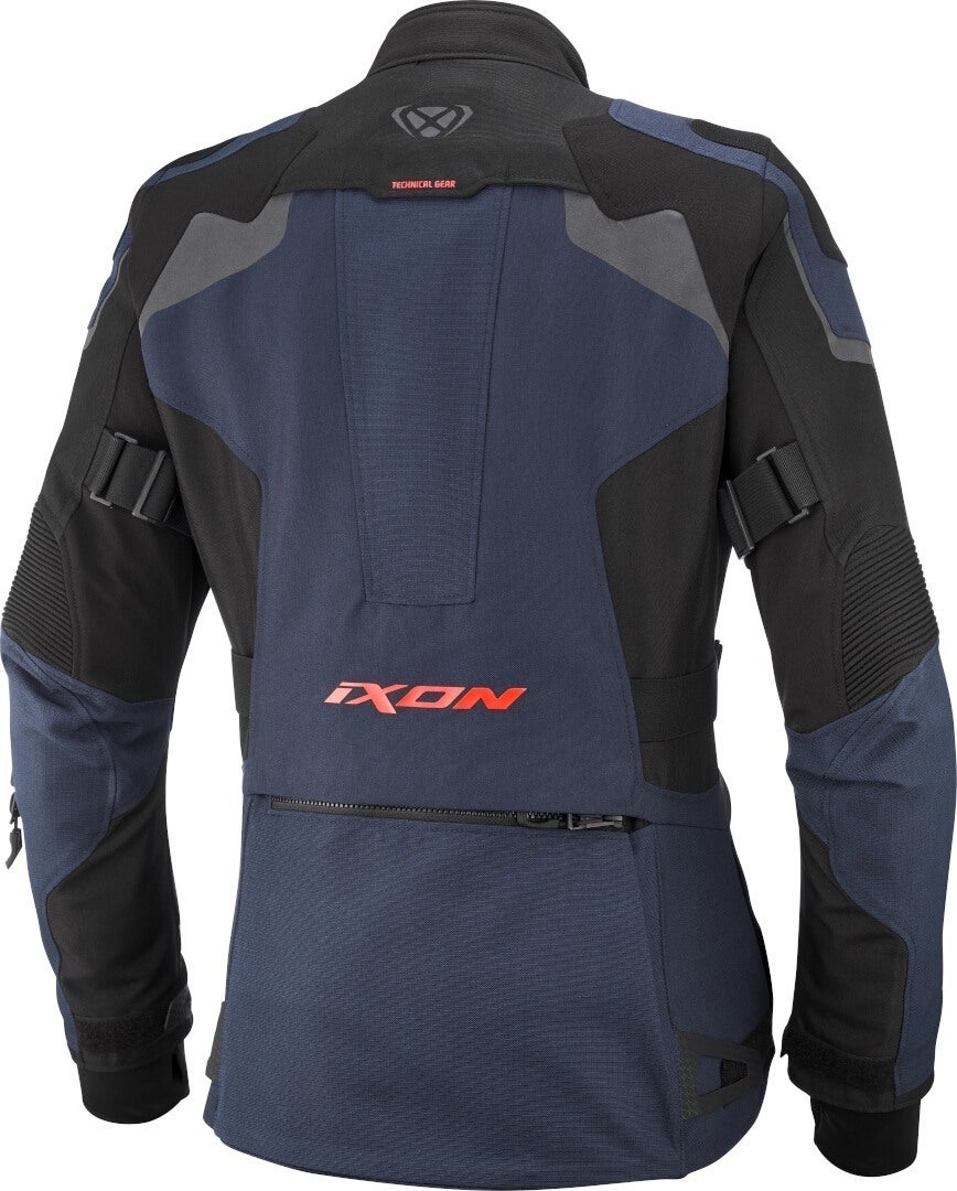 Ixon Odin waterproof Ladies Motorcycle Textile Jacket dark blue/red M Figure 2
