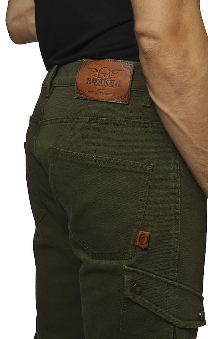 Rokker Cargo Slim Motorfiets Textiel Broek 28 L32 Figuur 6