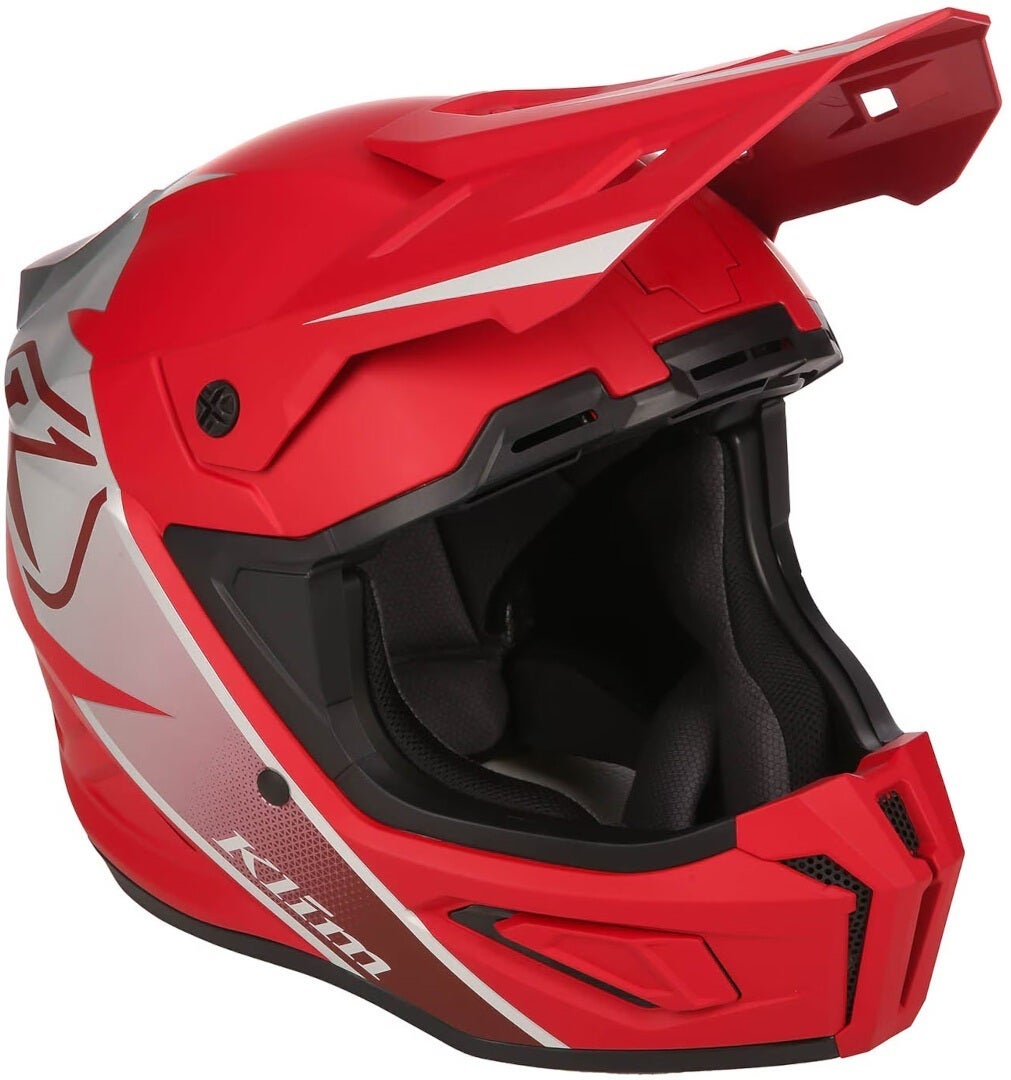 Klim T1 Freeride Snescooter hjelm rød mat/grå mat S (55/56) Figur 2