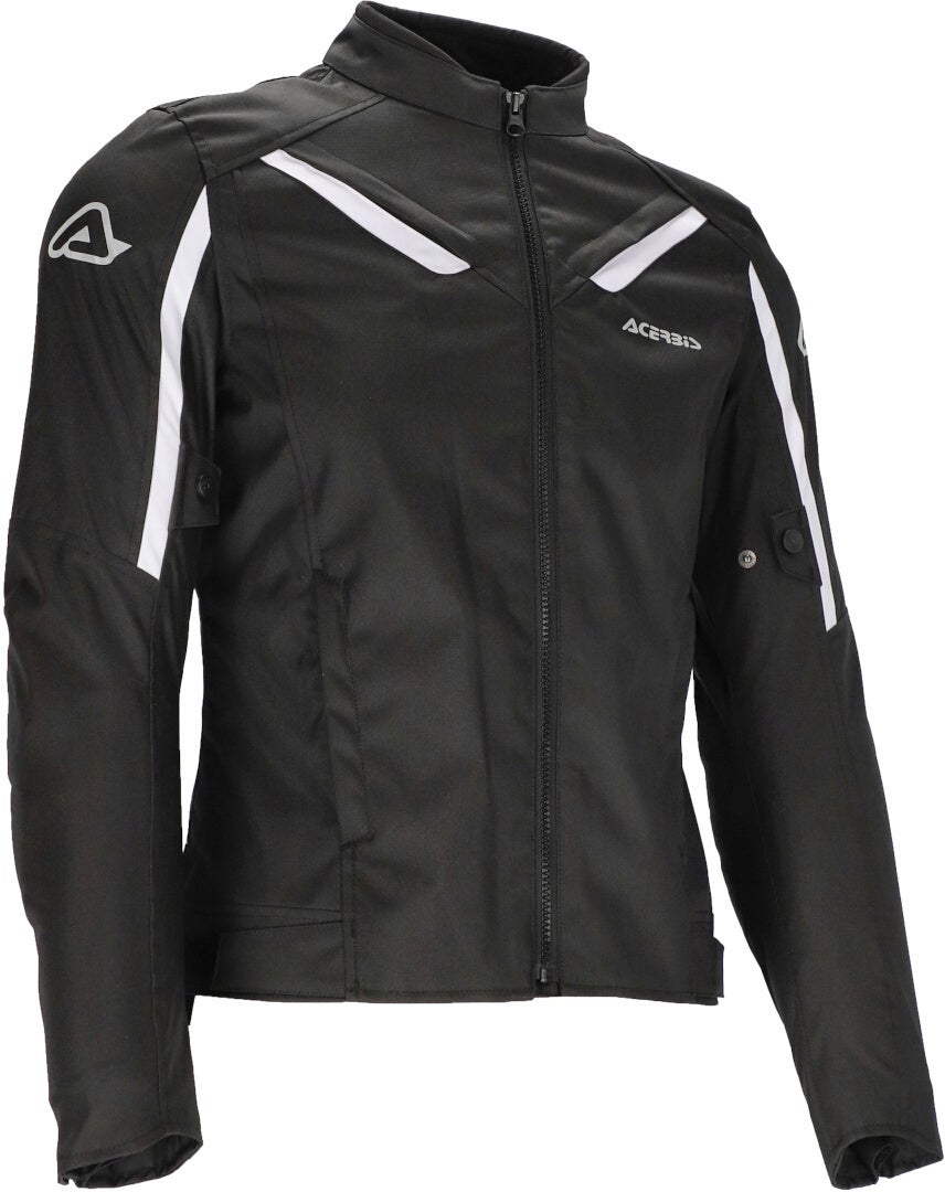 Acerbis X-Mat Motorfiets Dames Textiel Jas zwart/wit XL Figuur 1