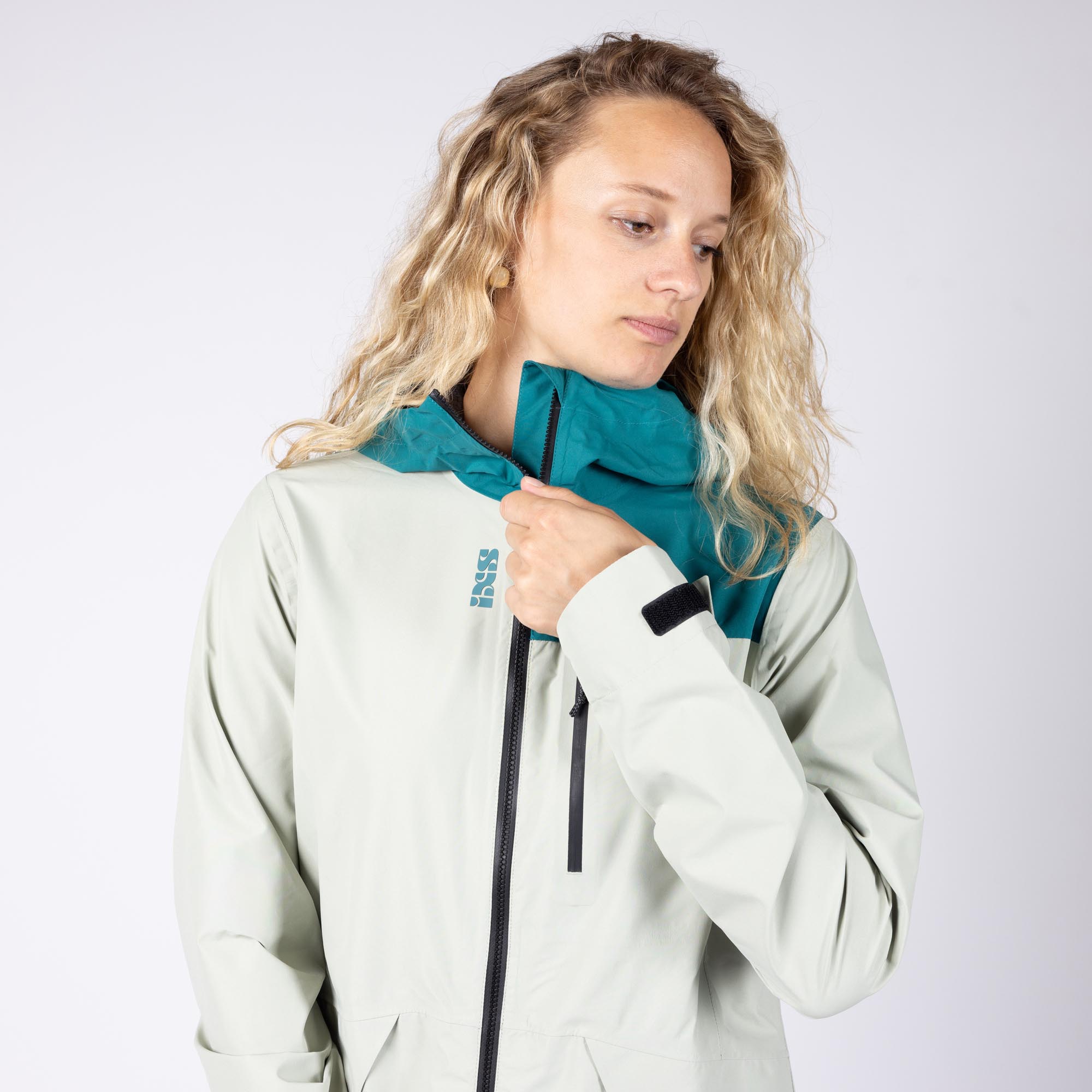 IXS AW 1.0 wasserdichte Damen Motorrad Textiljacke türkis 40 Abbildung 3