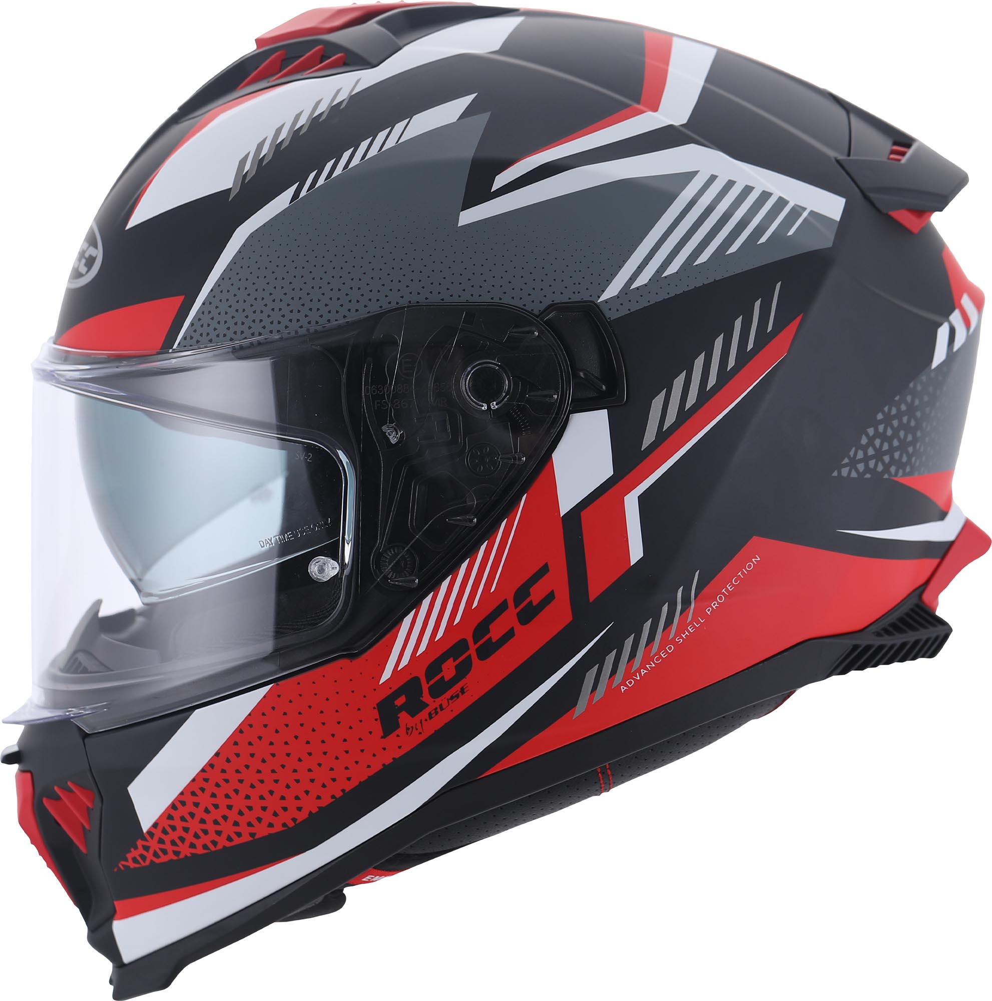 Rocc 390 Helmet black matt/grey/red L (59/60) Figure 2