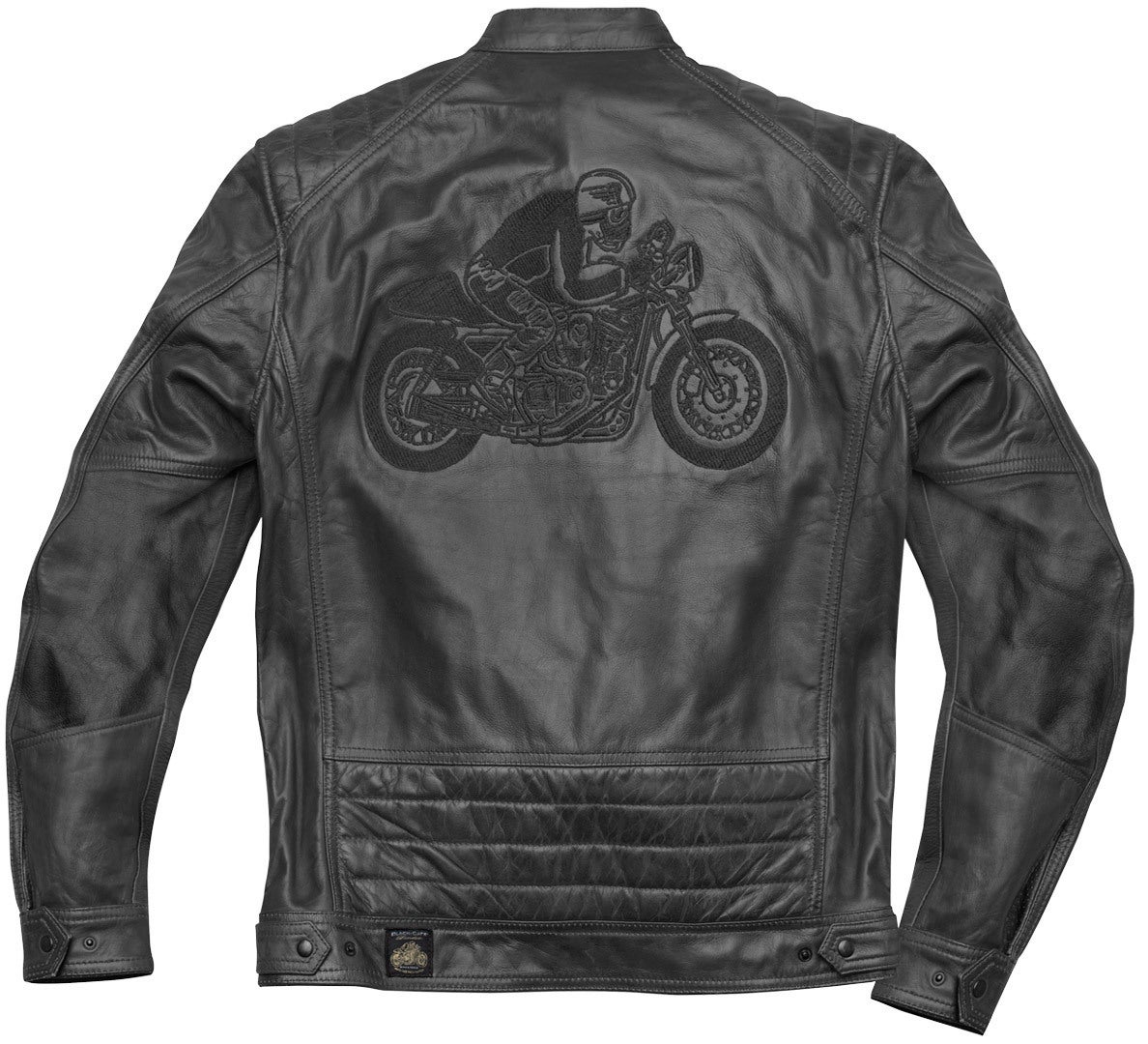Black-Cafe London Bangkok Motorcycle Leather Jacket black 54 Figure 2
