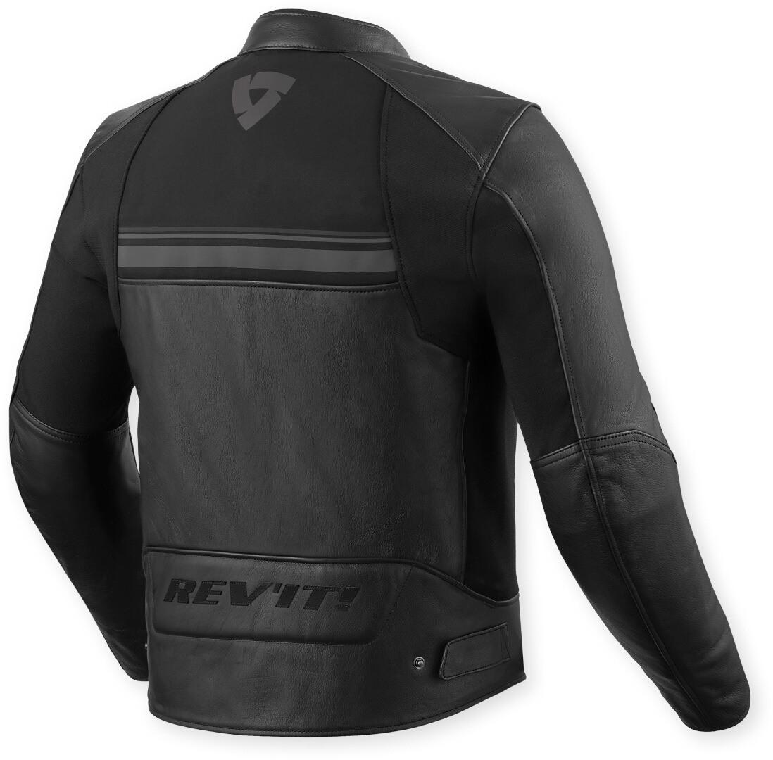 Revit Mile 2 Motorrad Lederjacke schwarz 48 Abbildung 2