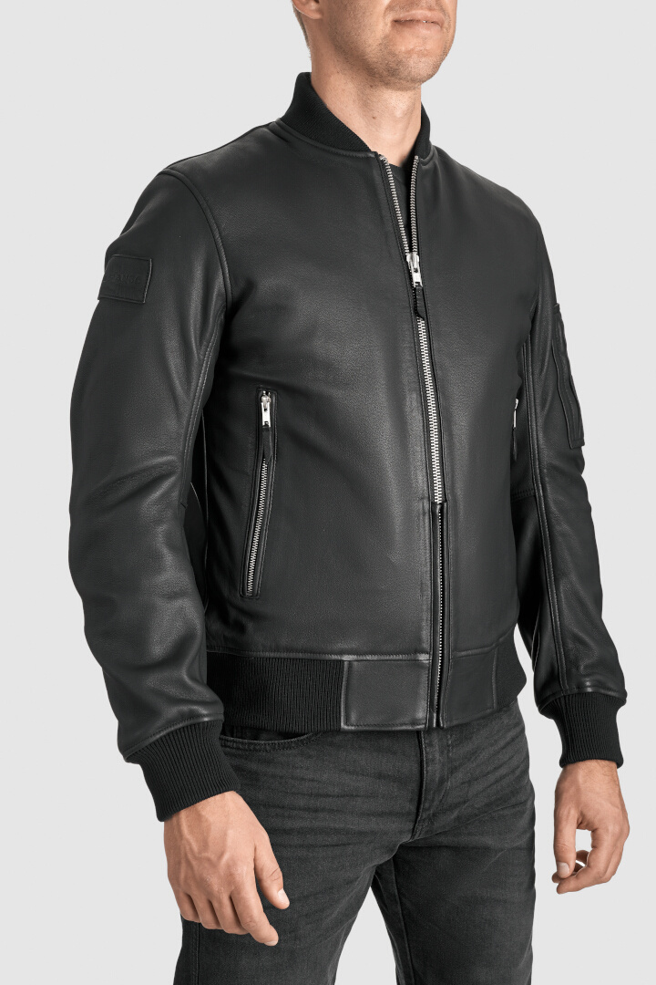 Pando Moto Falcon Aviator Leather Jacket XL Figure 3