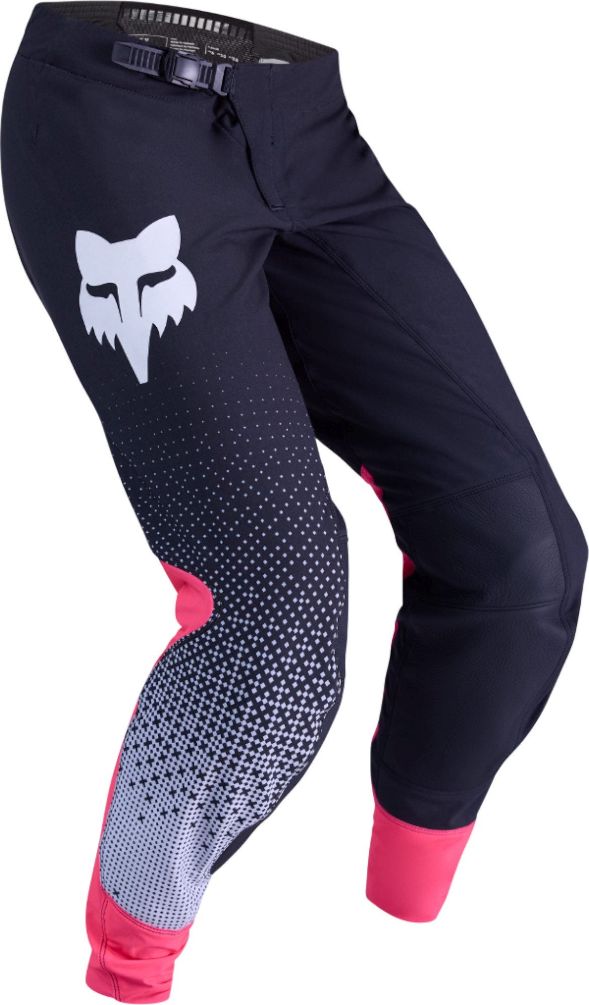 FOX Flexair Fracture Calças de motocross femininas preto/branco 4 Figura 1