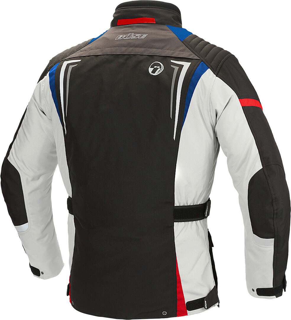 Büse Lago Pro Damen Motorrad Textiljacke hellgrau/blau/rot 48 Abbildung 2