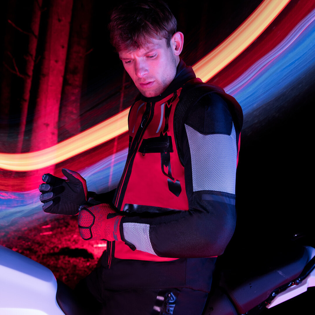 Spidi Enduro Pro Motorcycle Textil Jacket black/red XL Figure 5