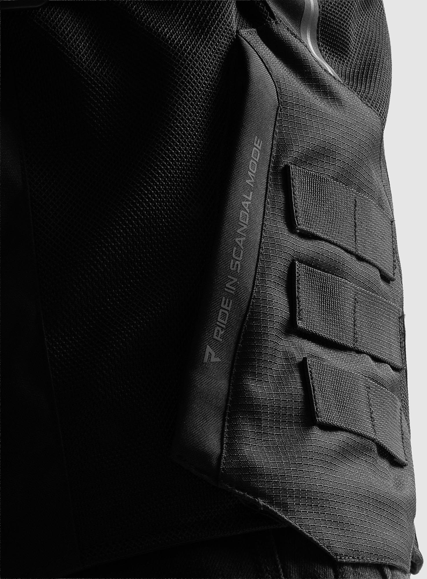 Side view of Rebelhorn Scandal 3 Motorcycle Textile Jacket