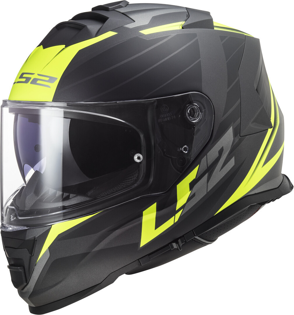 LS2 FF800 Storm II Nerve Cască negru/galben-neon XL (61/62) Figura 1