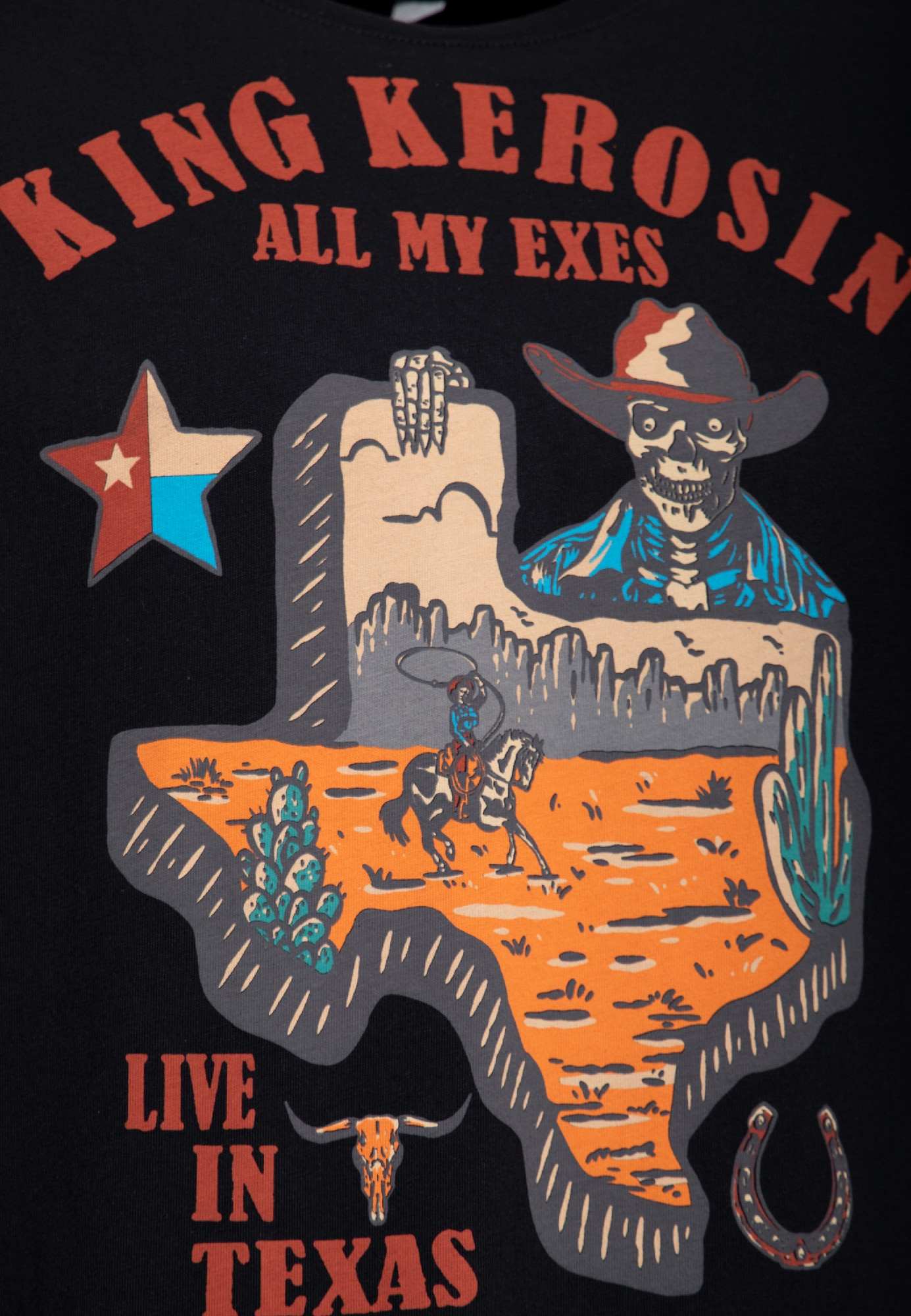 King Kerosin All My Exes Live In Texas Triko 4XL Obrázek 5