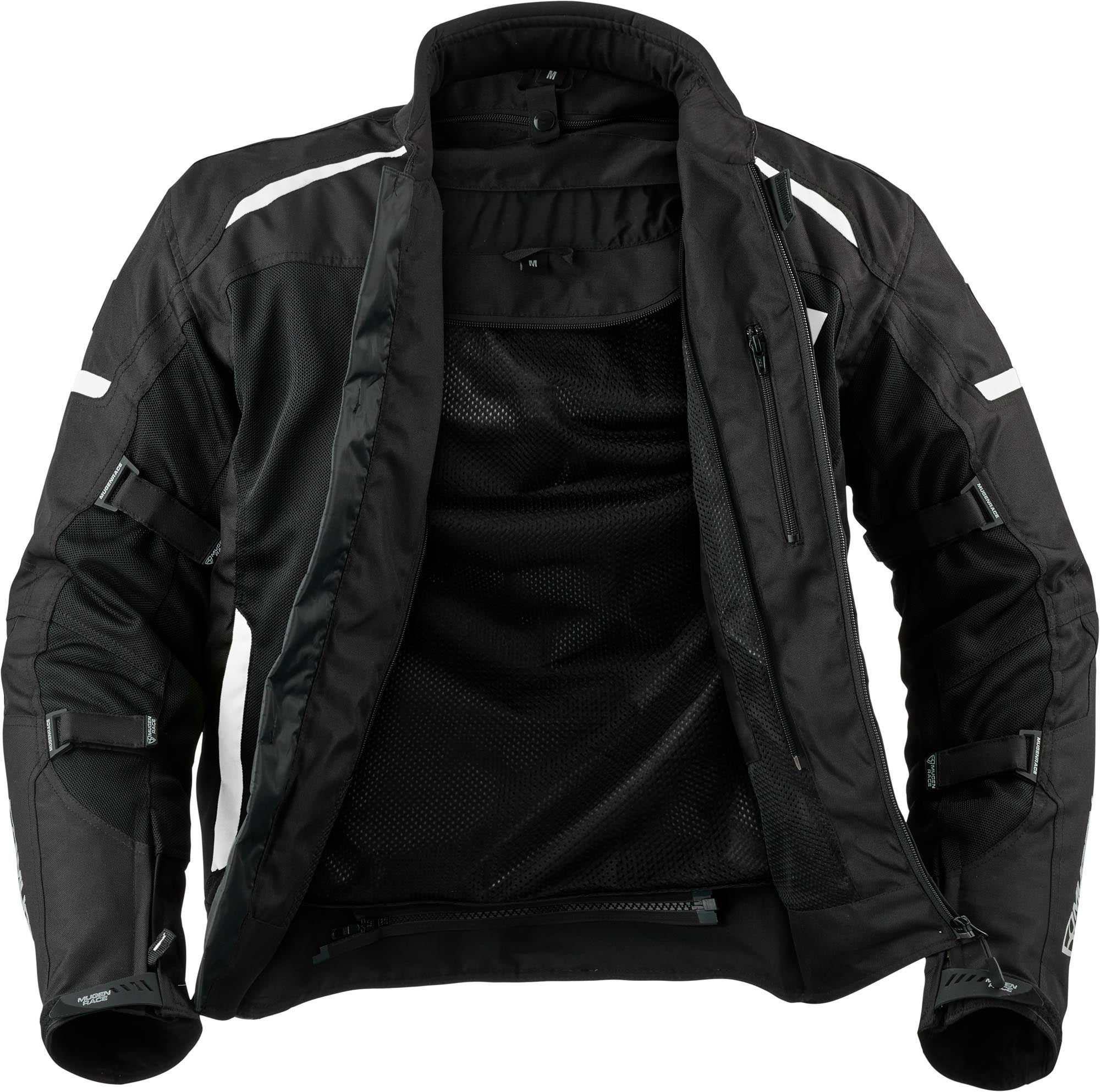 Side view of MUGENRACE Fuggire-A Motorcycle Textile Jacket