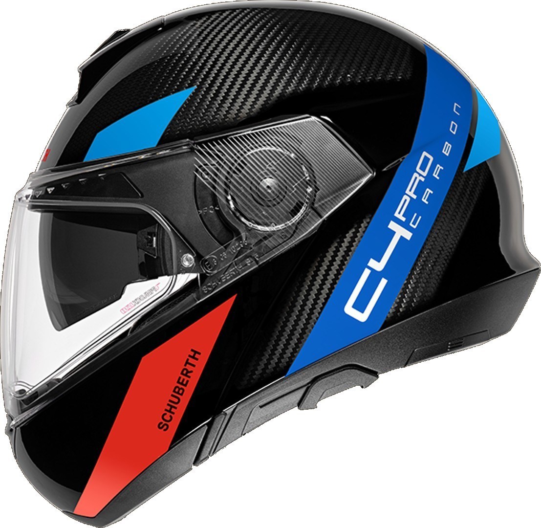 Schuberth C4 Pro Carbon Avio 3K Klapphelm blau XL (61) Abbildung 1