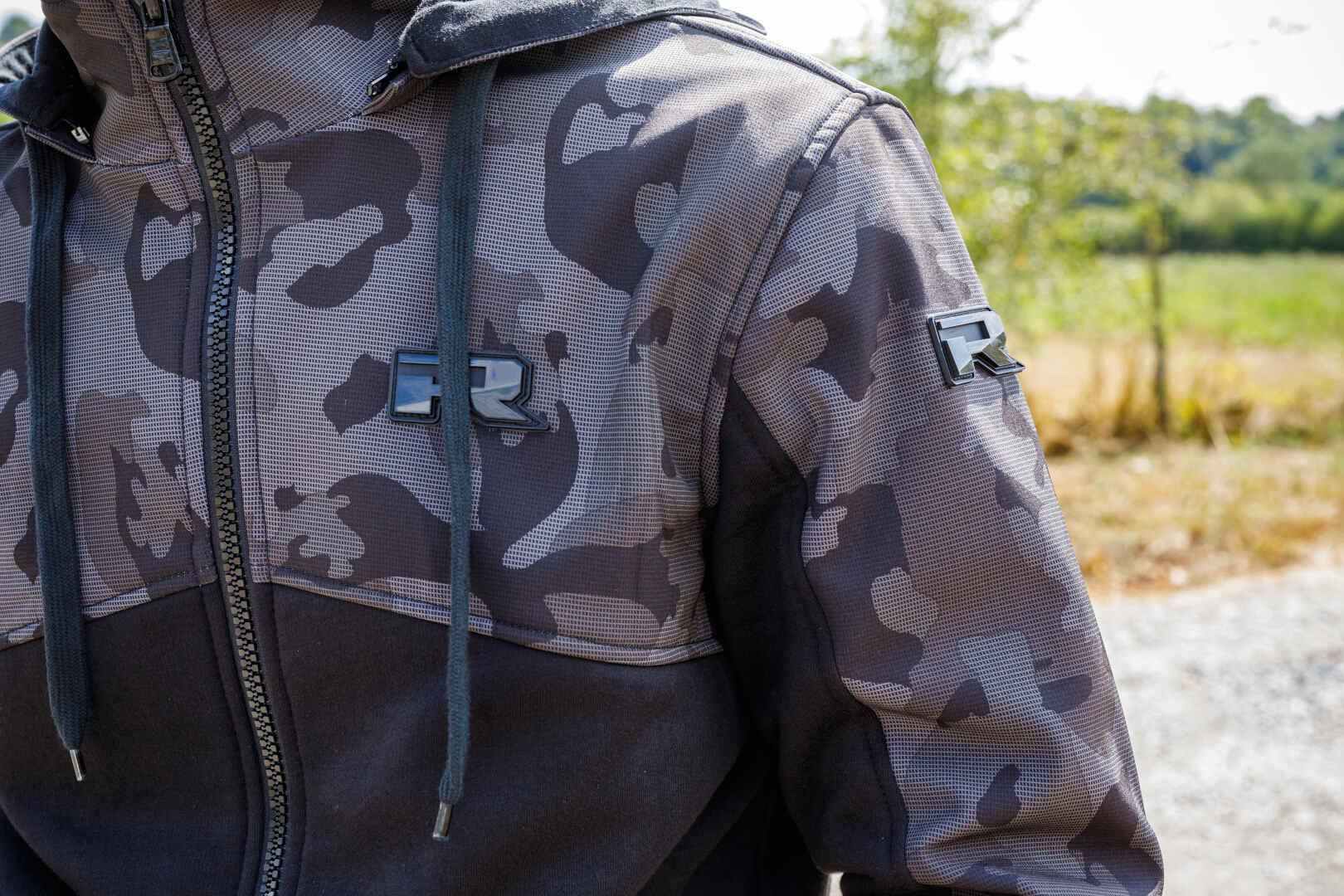Richa Titan Core Camo Hanorac cu fermoar pentru motocicletă XXL Figura 5