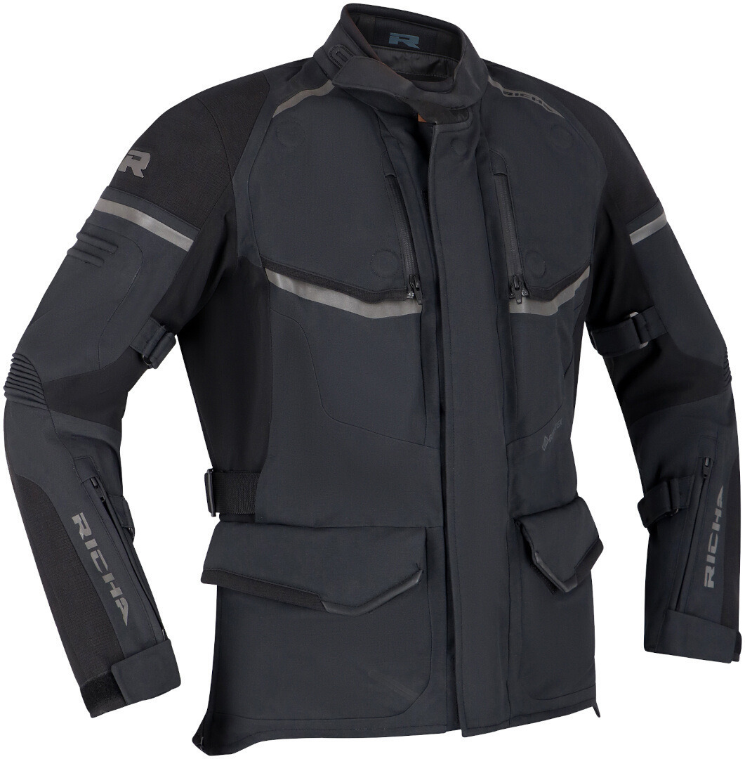 Richa Atlantic 2 Gore-Tex imperméable à l’eau dames moto textile veste noir M Figure 1