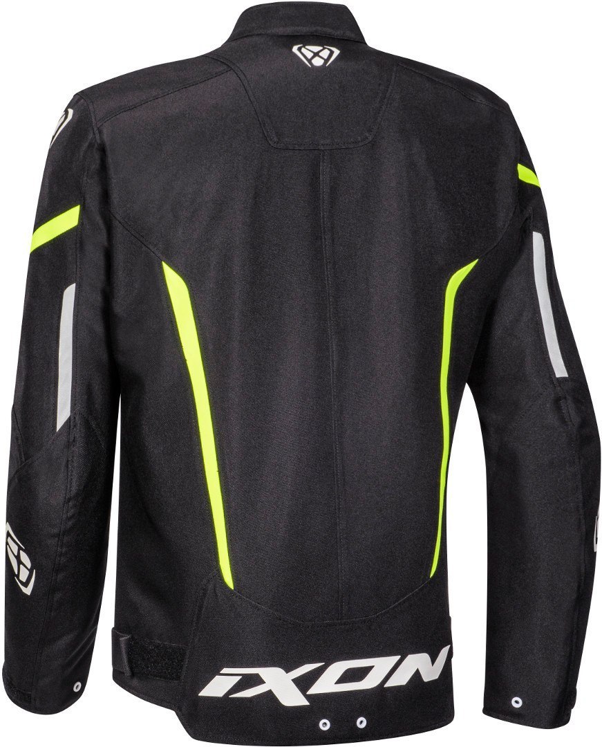 Ixon Striker wasserdichte Motorrad Textiljacke schwarz/gelb L Abbildung 2