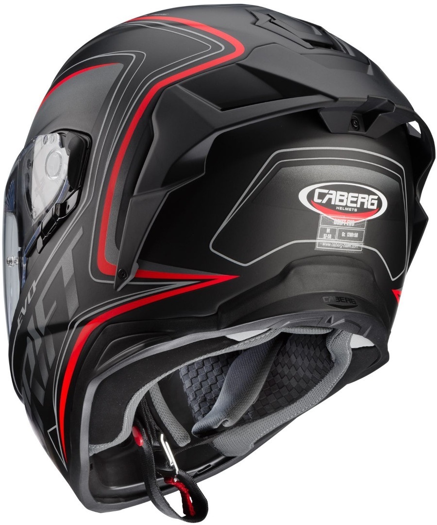 Caberg Drift Evo Integra Helm schwarz matt/rot S (55/56) Abbildung 2