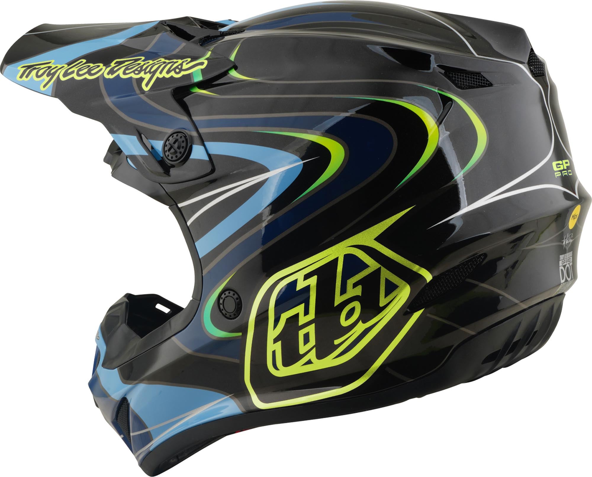 Troy Lee Designs GP Pro MIPS Pulse Jugend Motocross Helm Y/M (50/51) Abbildung 6