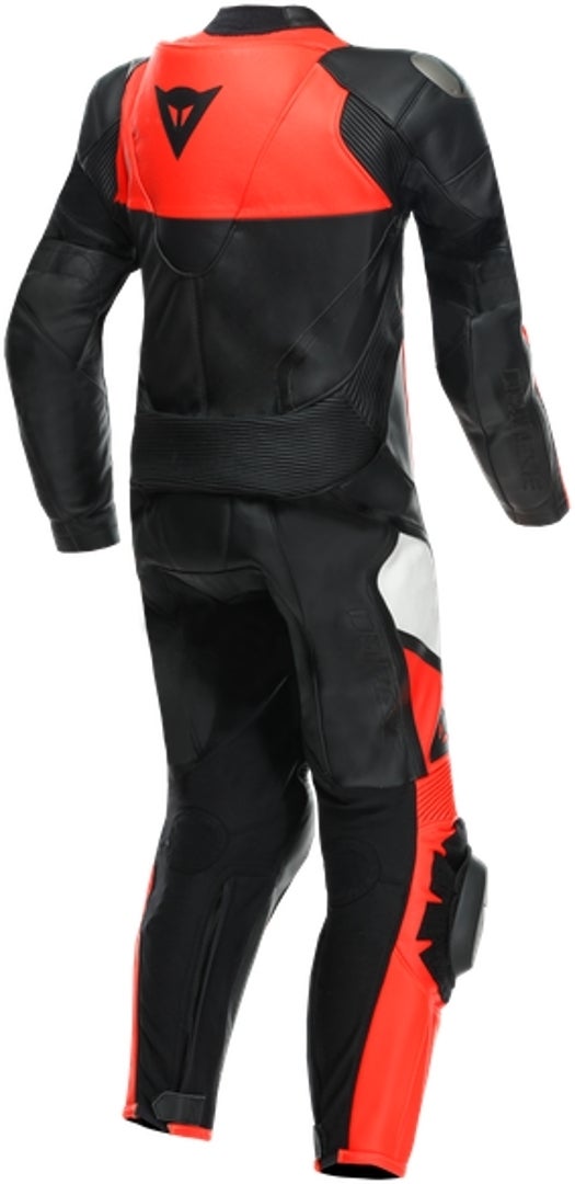 Dainese Gen-Z Abito in pelle perforata monopezza per bambini nero/rosso 170 Figura 2