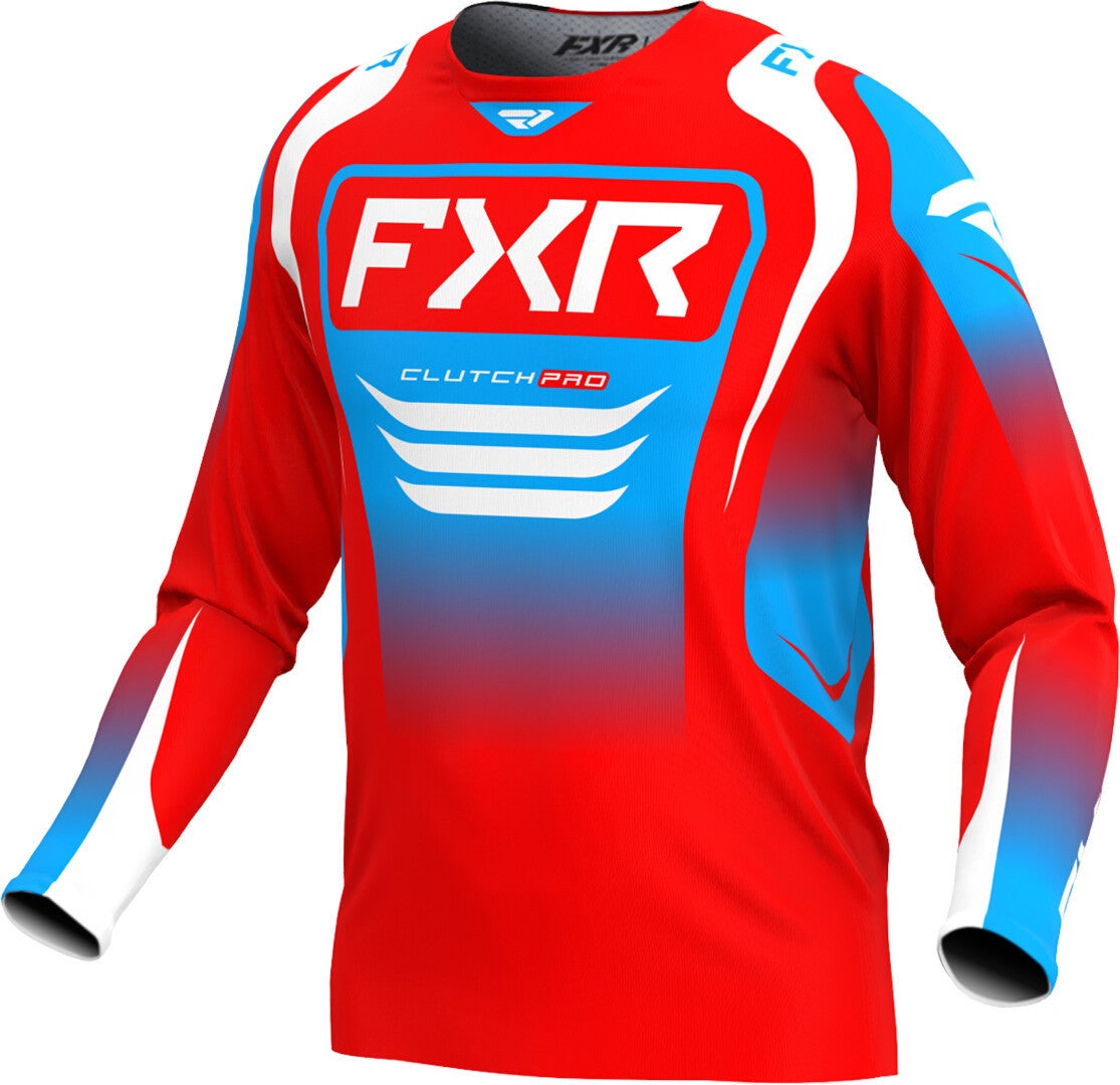 FXR Clutch Pro 2025 Motocross Jersey red/white/blue M Figure 1