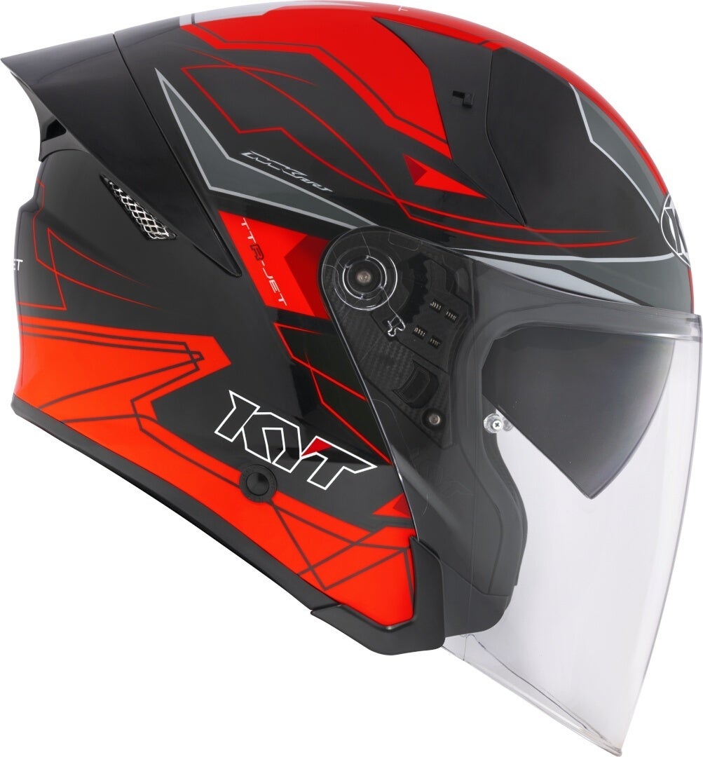 KYT TTR-Jet Led Jethelm schwarz/rot L (59) Abbildung 5