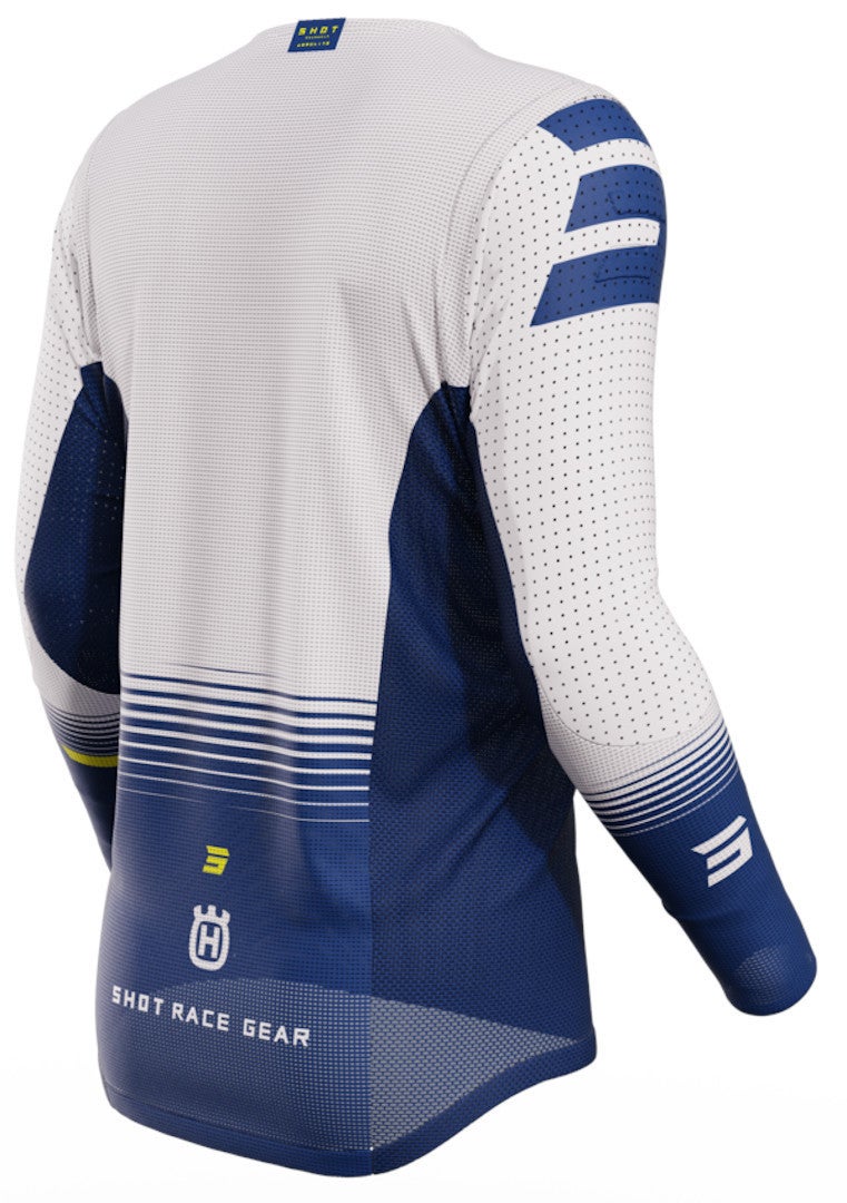 Shot Aerolite Husqvarna Limited Edition Motokrosový dres modrobílá 5XL Obrázek 2