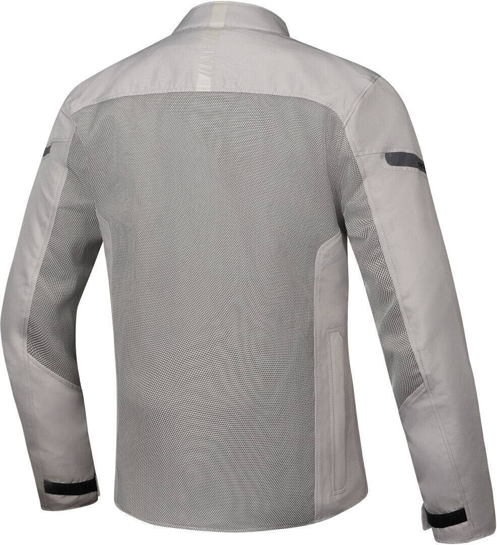 Ixon Fresh Slim waterproof Motorcycle Textile Jacket light grey L Figure 2