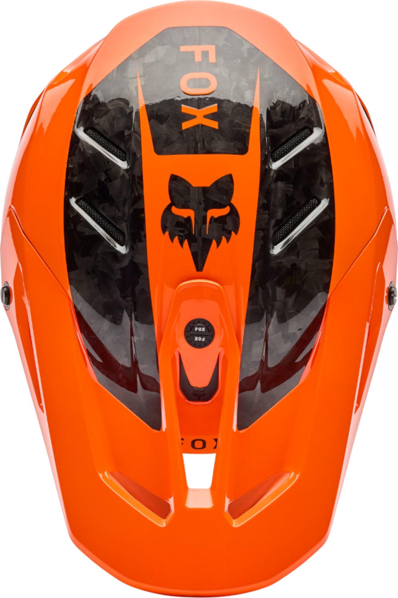 FOX V3 RS Fracture Carbon Motokrosová přilba oranžová XXL (63/64) Obrázek 4