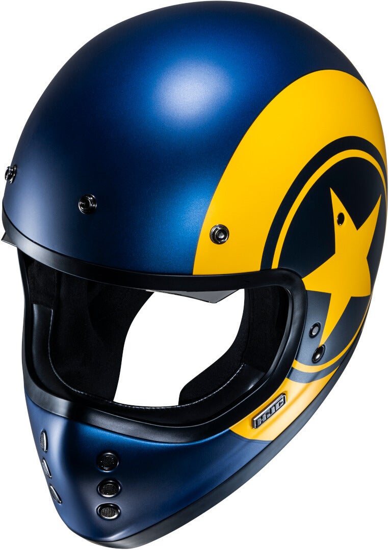HJC V60 Nyx Helm blauw/geel M (57/58) Figuur 7