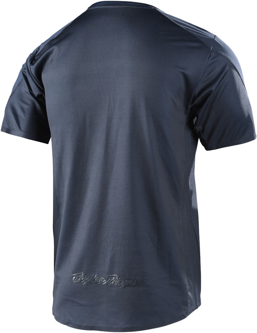 Troy Lee Designs Drift Solid Kurzarm Fahrrad Jersey dunkelgrau L Abbildung 2