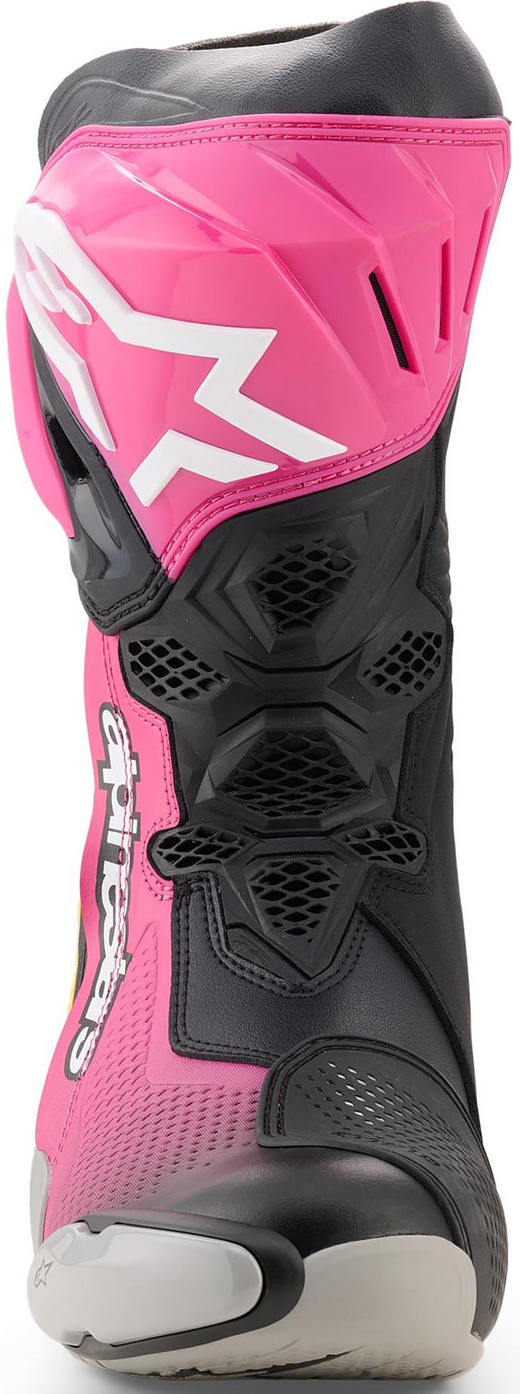 Alpinestars Supertech R Motorcycle Boots black/white/pink 43 Figure 7