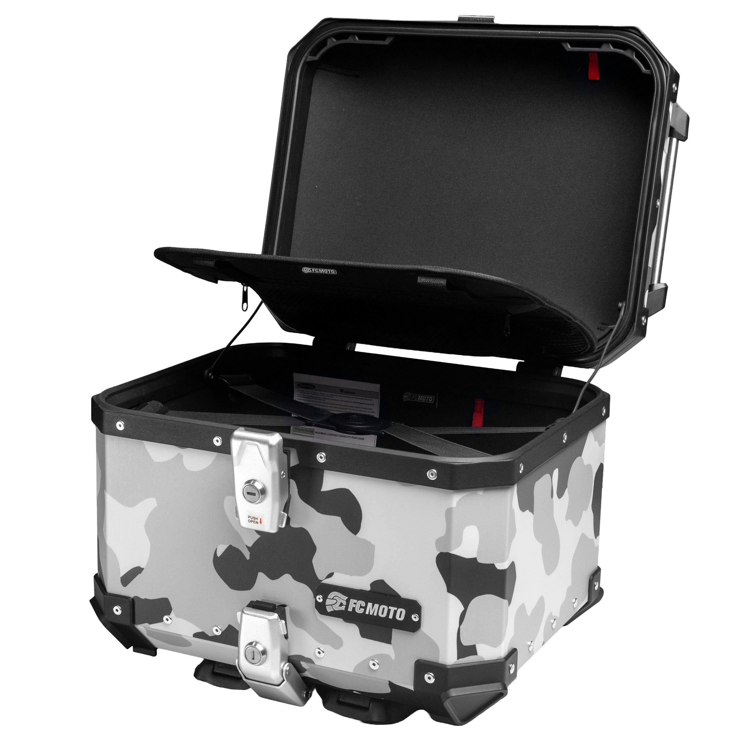 FC-Moto Terreno EVO Camo 45 L Alu Topcase Camoflage blanc Figure 9