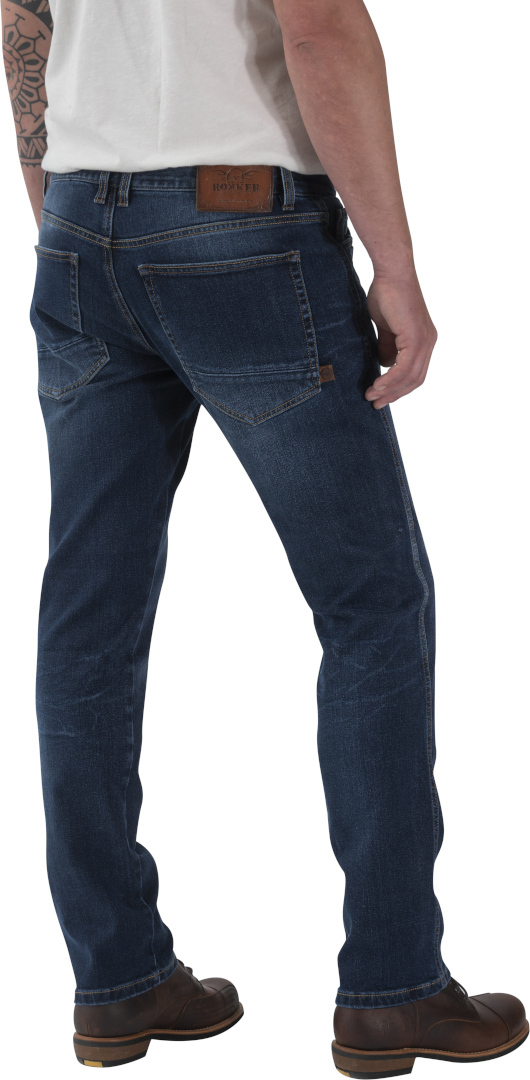 Rokker Rokkertech Slim Motorsykkel Jeans 31 L32 Figur 4