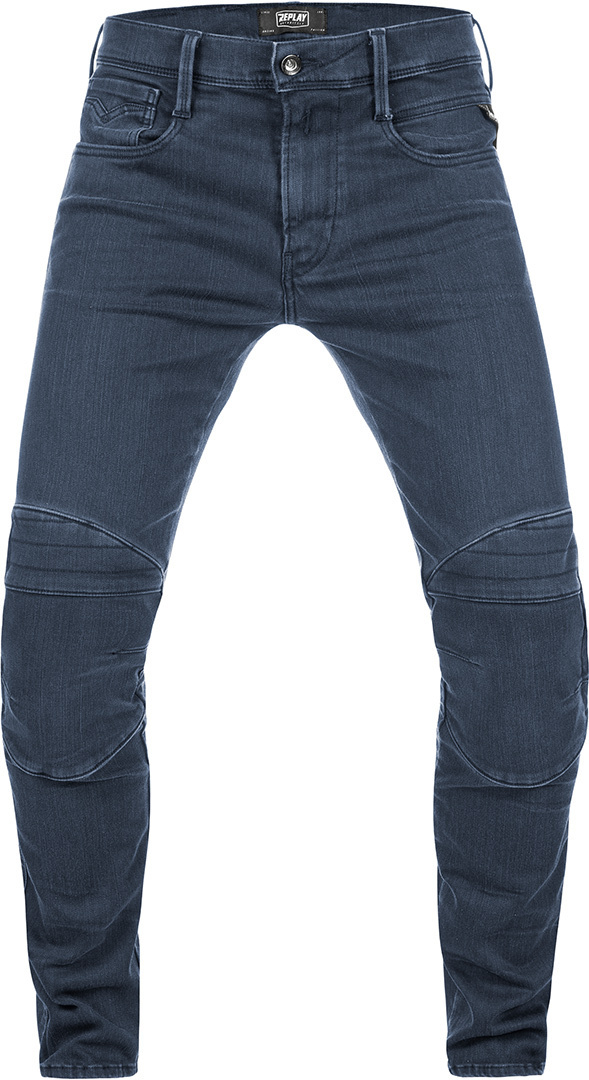 Replay Brake Motorcykel Jeans mørkeblå Short 36 Figur 2