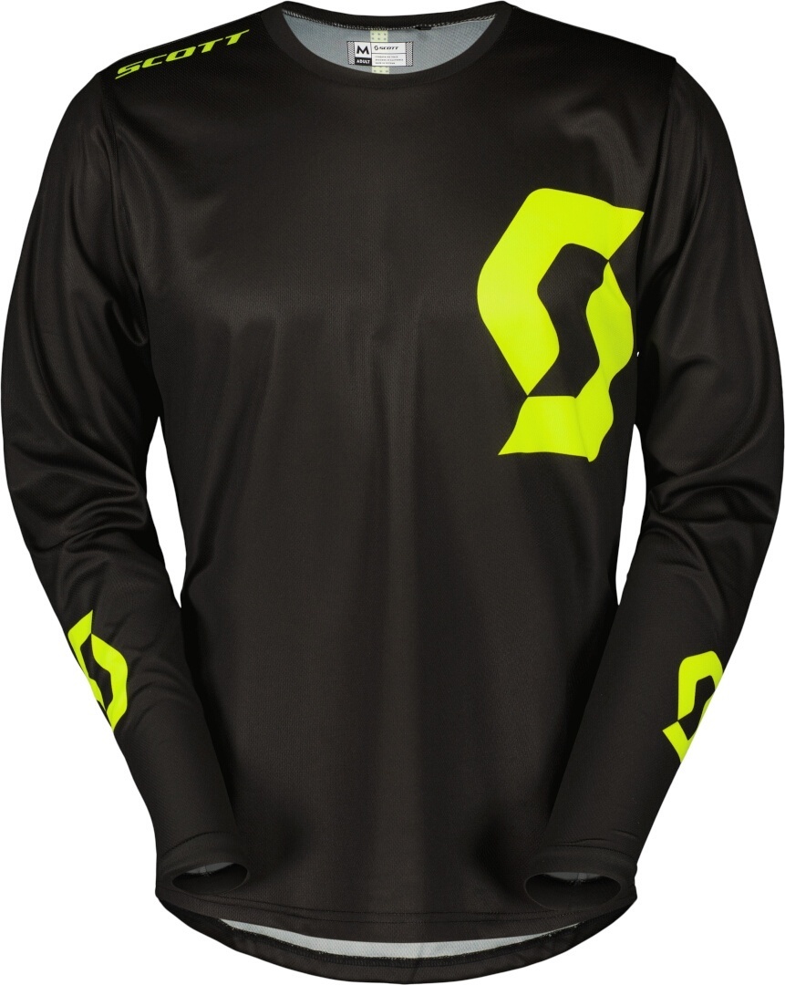 Scott Compete Maglia da motocross nero/giallo L Figura 1