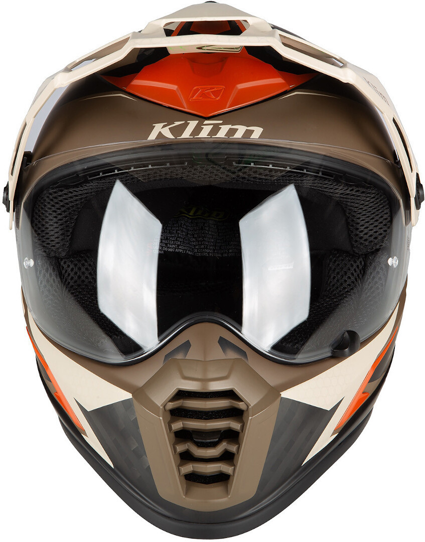 Klim Krios Pro Charger Cască de motocross Maro mat XXL (63/64) Figura 5