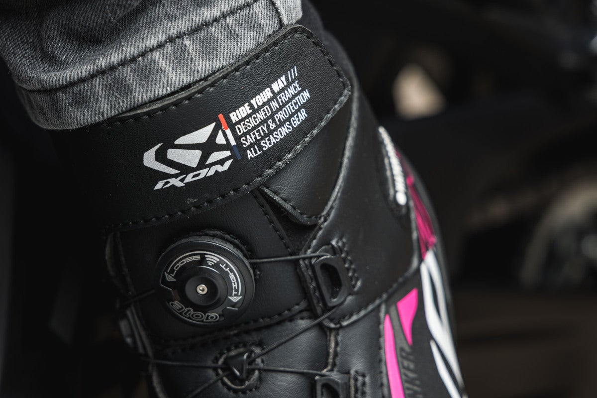 Ixon Ranker WP Dames Motorschoenen zwart/wit/fuchsia 40 Figuur 4