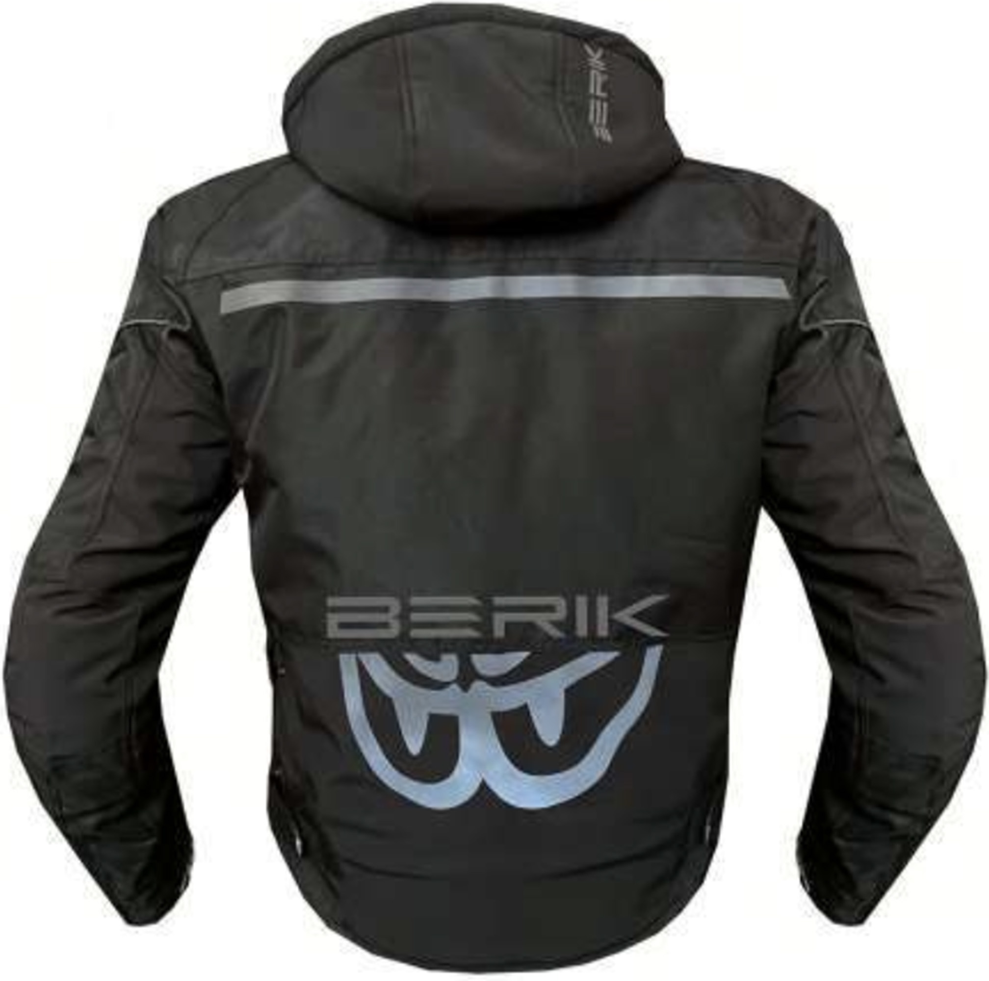Berik Biraim waterproof Motorcycle Textil Jacket black/grey 54 Figure 2