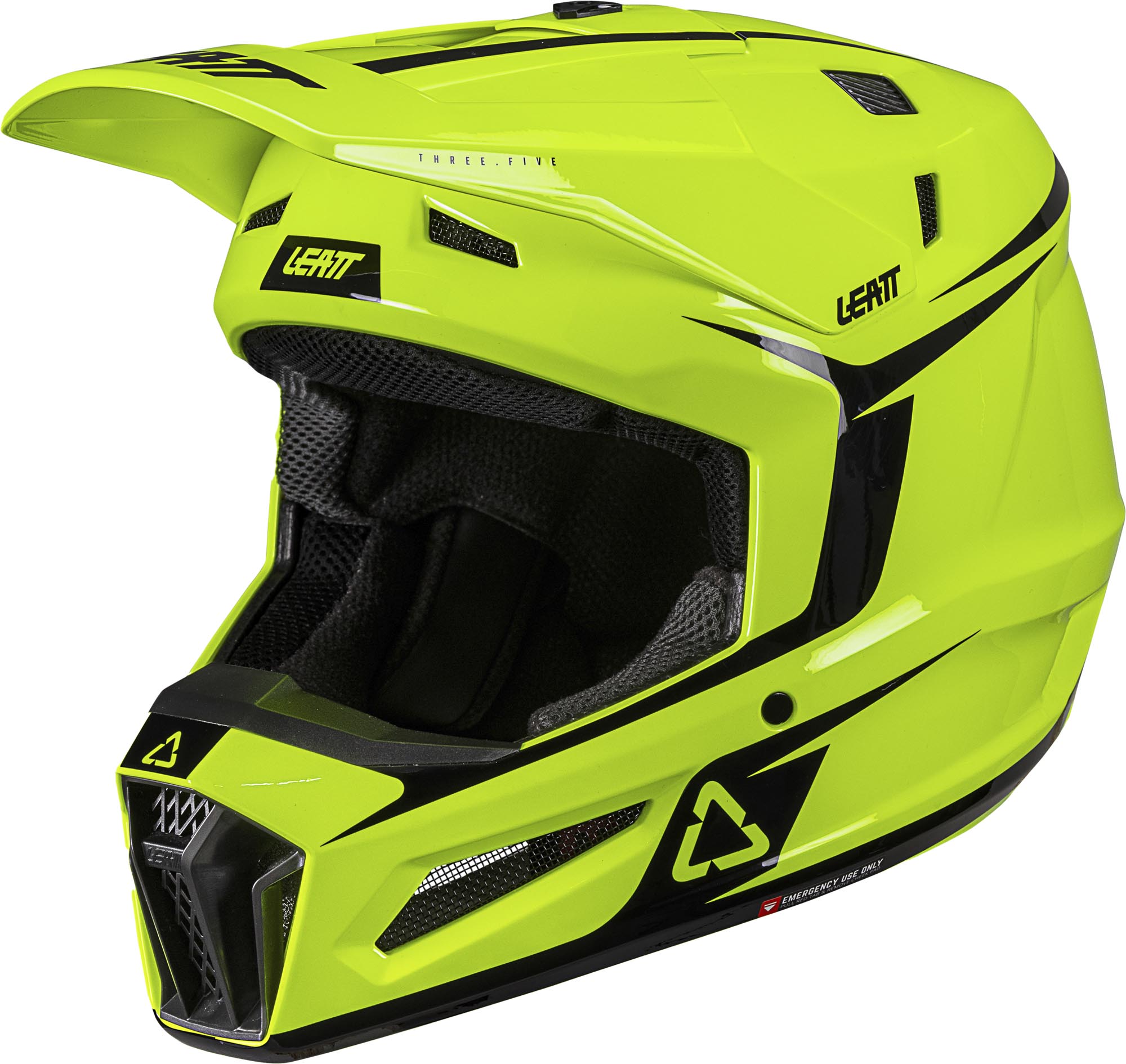 Leatt 3.5 Junior Cască de motocross cu ochelari de protecție Alb/Negru/Roșu L (53/54) Figura 3