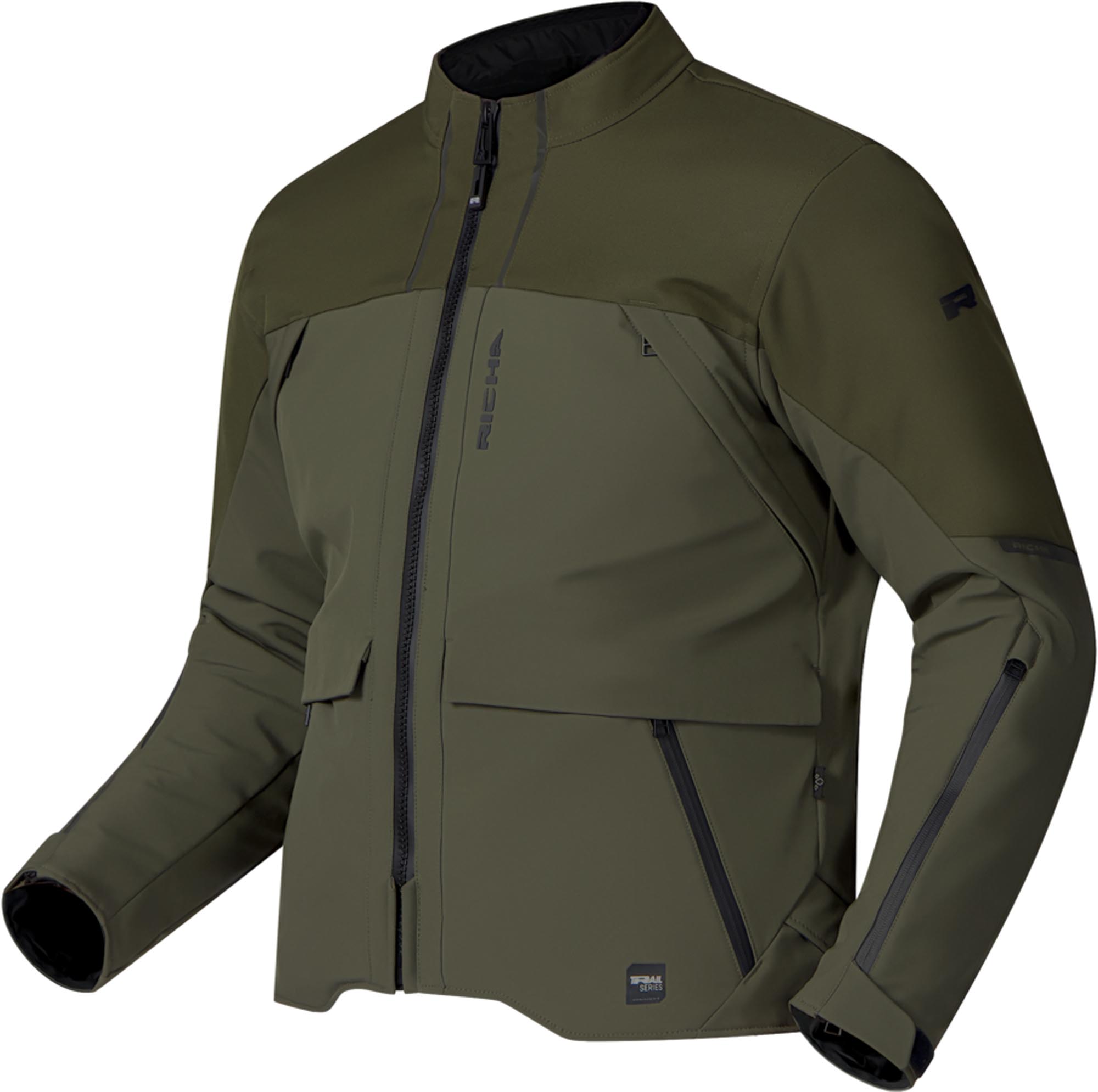 Richa Eternity Veste textile moto imperméable Vert 2XL Figure 1