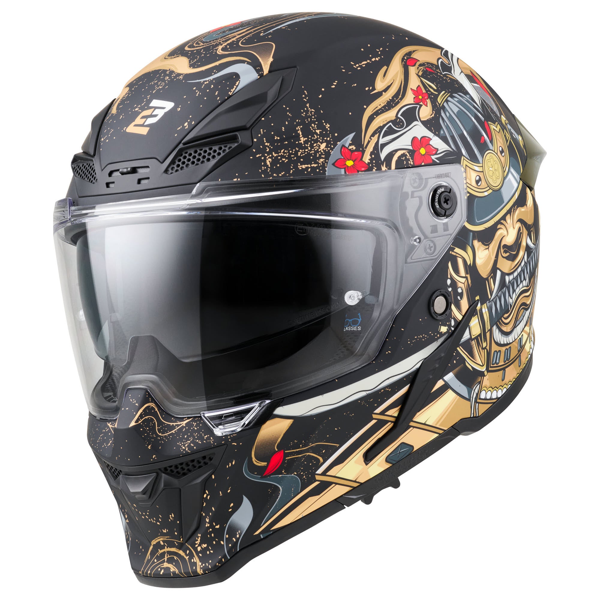 Side view of Bogotto Blade Armour Helmet