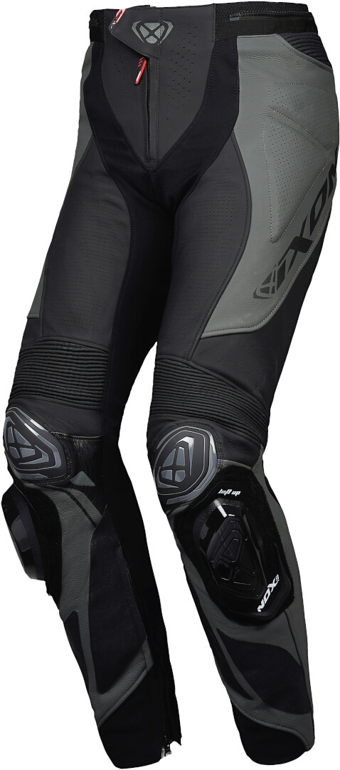 Ixon Vortex 3 Pantaloni de piele pentru motocicletă Negru/gri S Figura 1